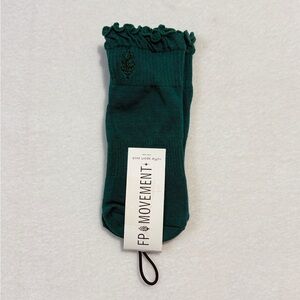 FP Movement by Free People Green Ruffle Socks